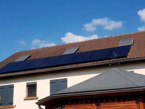 Installation photovoltaïque – maison avec véranda
